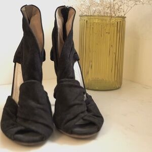 Maison Margiela Black Suede High-Heels